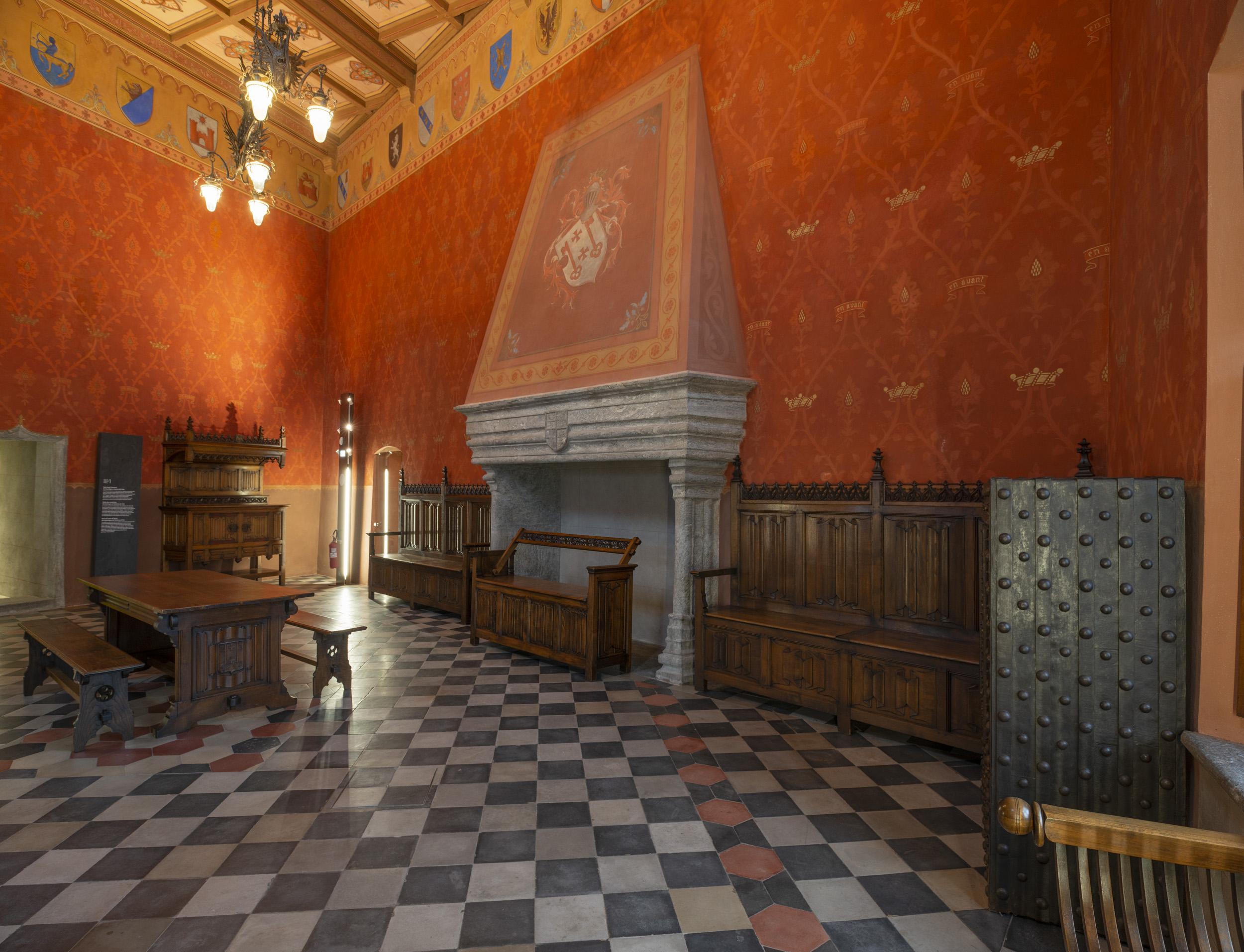 The Coats of Arms Room at the Saint-Pierre Museum